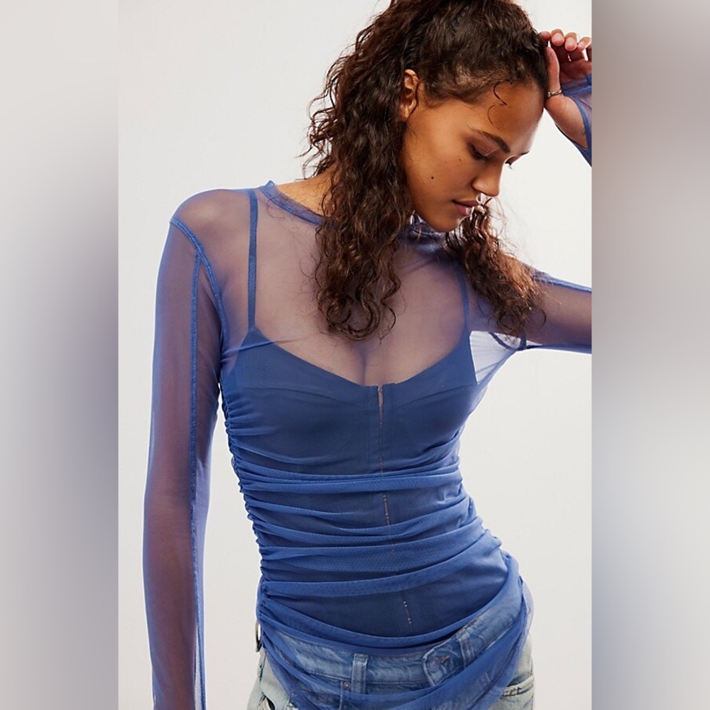 11. NWOT Free People Last Layer Long-Sleeve